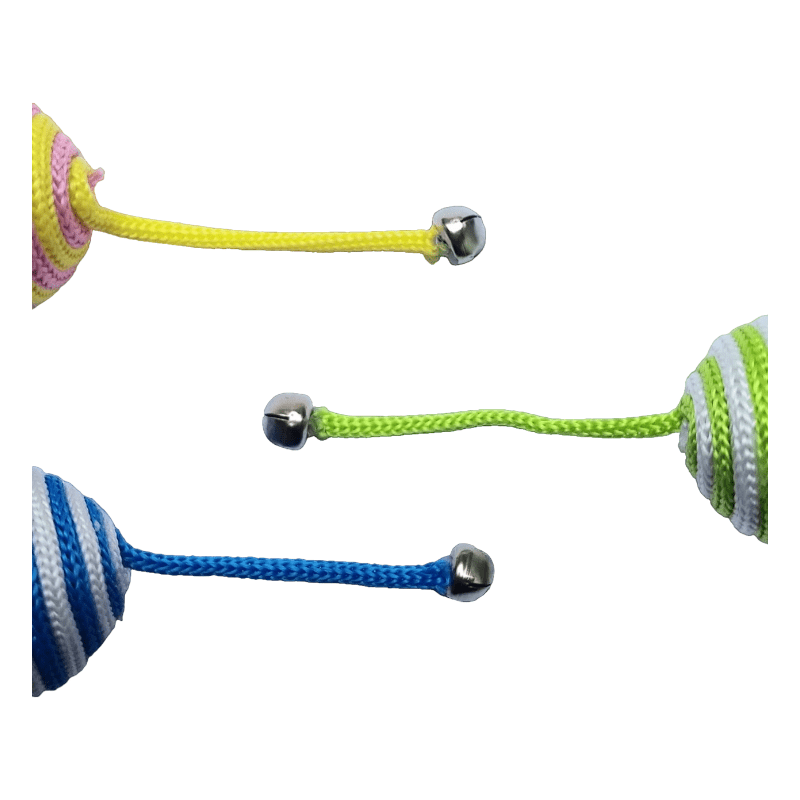 CT9797 1 set Juguete Pelota Con Cola De Cascabel Para Mascota