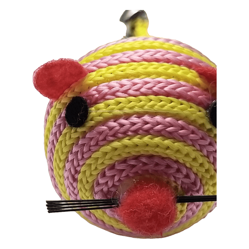 CT9797 1 set Juguete Pelota Con Cola De Cascabel Para Mascota