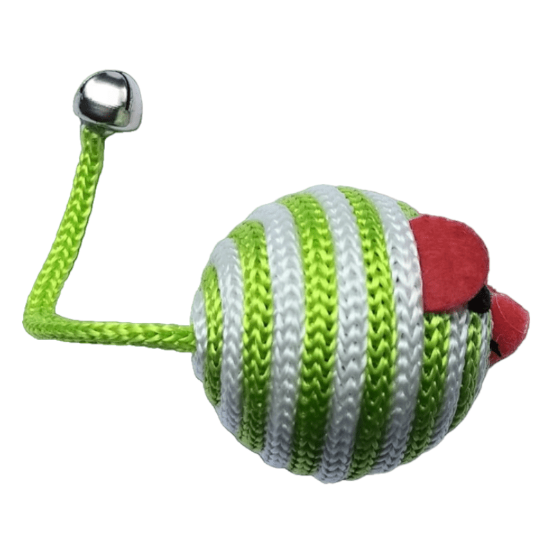 CT9797 1 set Juguete Pelota Con Cola De Cascabel Para Mascota