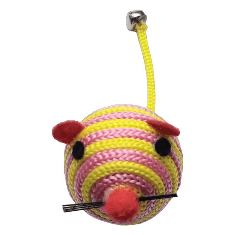 CT9797 1 set Juguete Pelota Con Cola De Cascabel Para Mascota