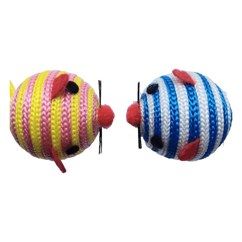 CT9797 1 set Juguete Pelota Con Cola De Cascabel Para Mascota
