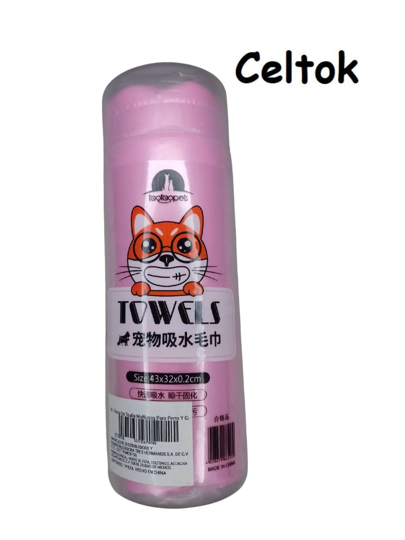 CT9818 1 Pieza De Toalla Multiusos Para Perro Y Gato Ch