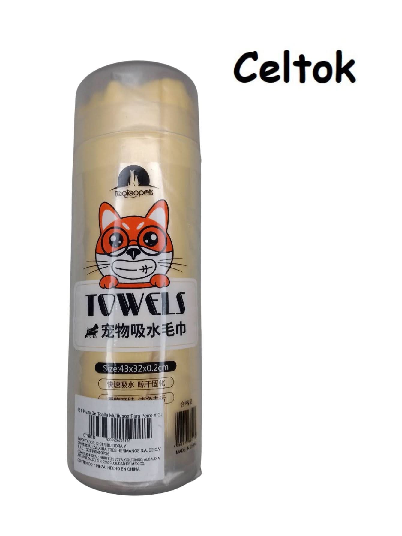 CT9818 1 Pieza De Toalla Multiusos Para Perro Y Gato Ch