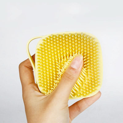 CT9831 1 Pieza Cepillo Para Baño De Mascota Con Deposito Para Jabón