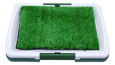 CT9983 1 Pieza Tapete Entrenador Césped Sintético Con Bandeja Recolectora De 3 Capas Para Mascotas
