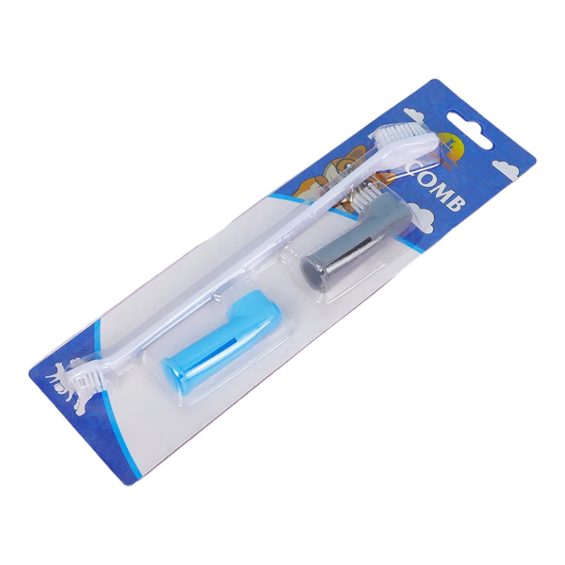 CT9741 1 Kit De Cepillo De Dientes y 2 Piezas Dedal Para Mascota