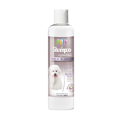 FL3963 1 Pieza Shampoo Pelo Blanco Para Perro