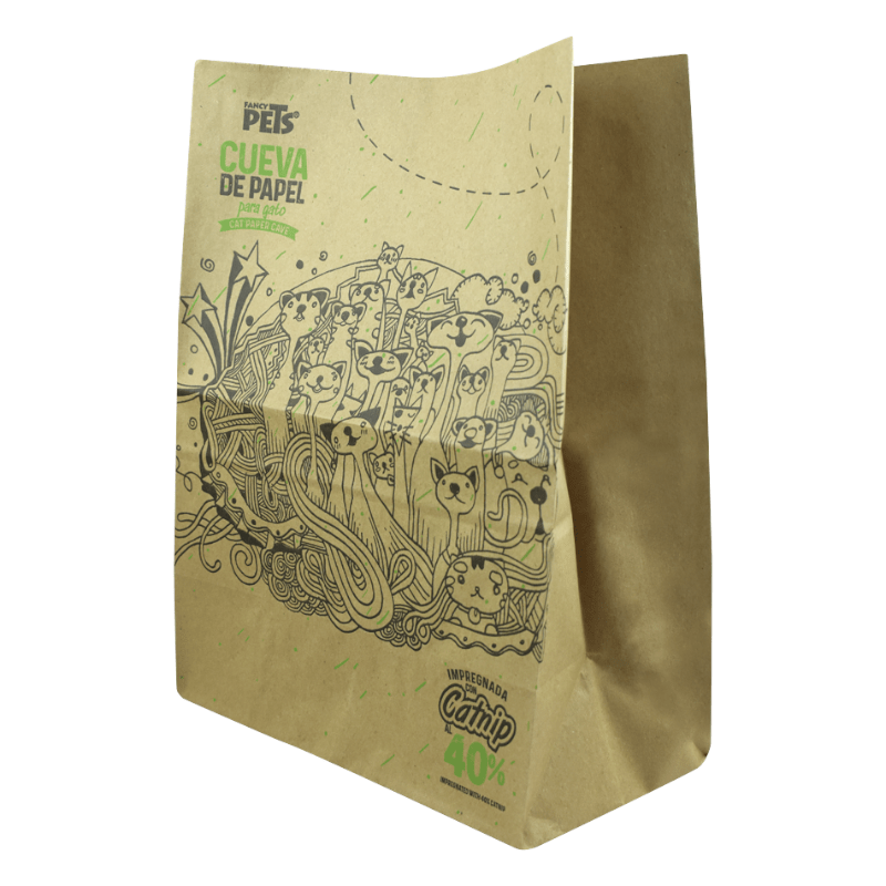 FL4152 1 Pieza De Cueva De Papel Con Catnip