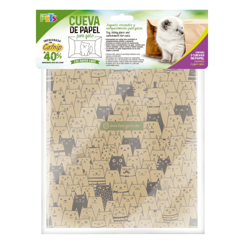 FL4152 1 Pieza De Cueva De Papel Con Catnip