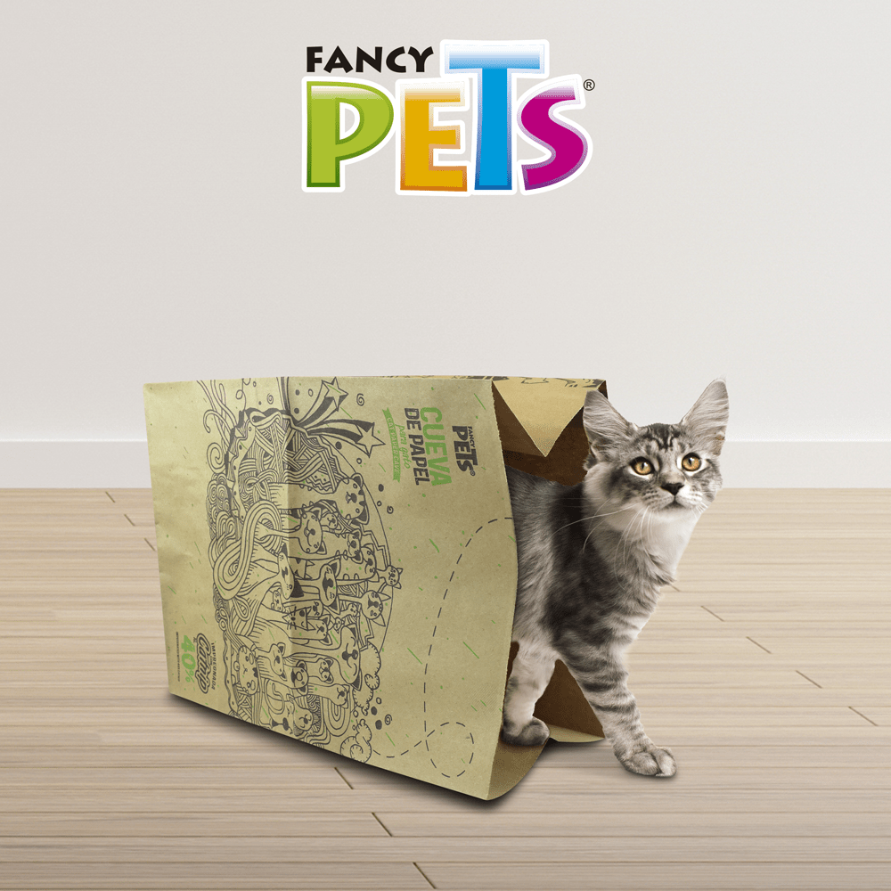 FL4152 1 Pieza De Cueva De Papel Con Catnip