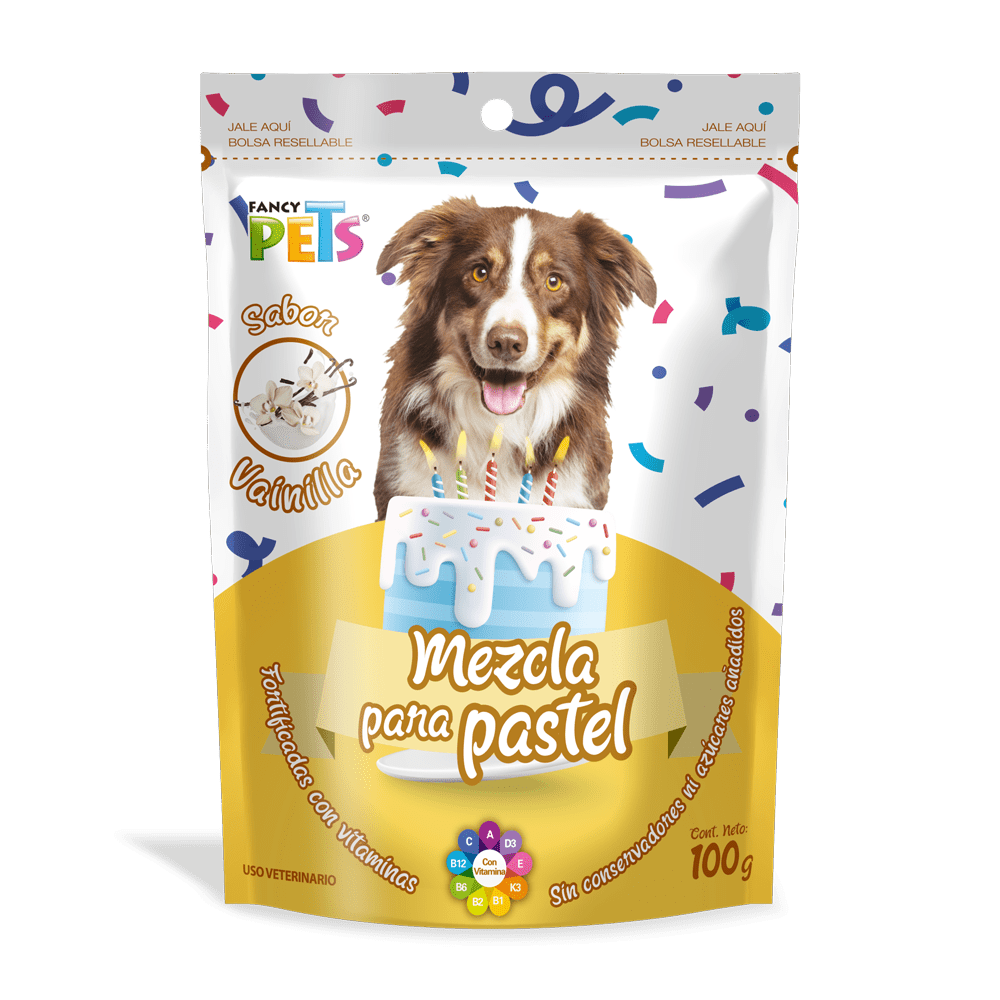 FL4516 100g 1 Pieza De Mezcla Para Pastel Sabor Vainilla Para Perro