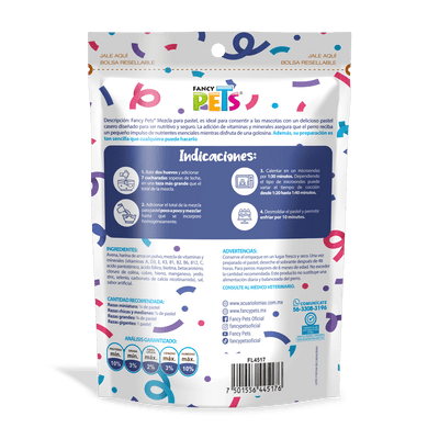 FL4517 100g 1 Pieza De Mezcla Para Pastel Sabor Cookies And Cream Para Perro