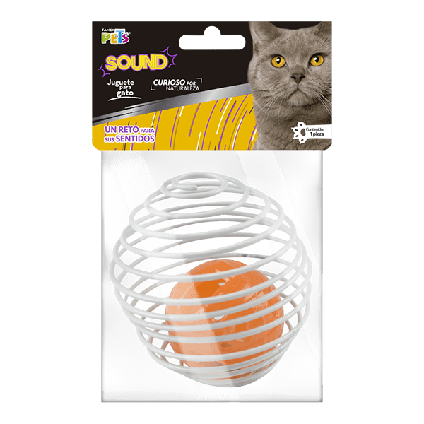 FL8265 1 Pieza Juguete Sound Pelota Enjaulada Para Mascotas