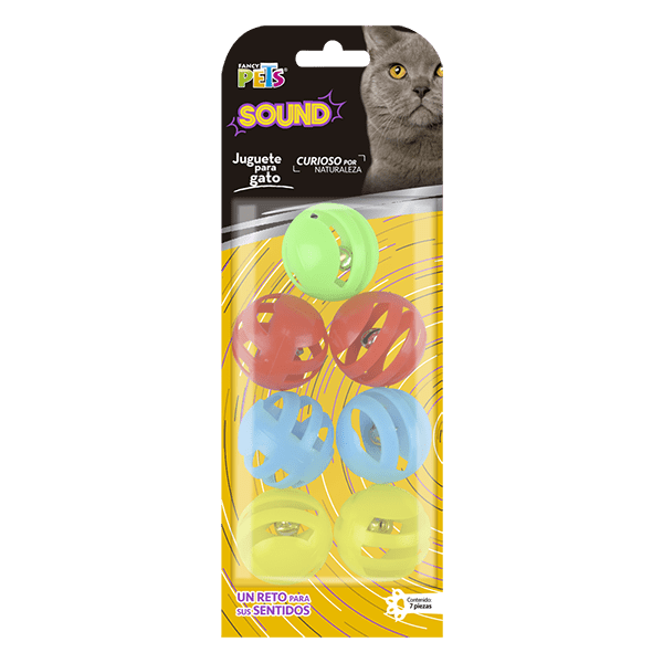 FL8267 1 Set 7 Piezas Juguete Sound Pelota Con Sonido Para Mascotas