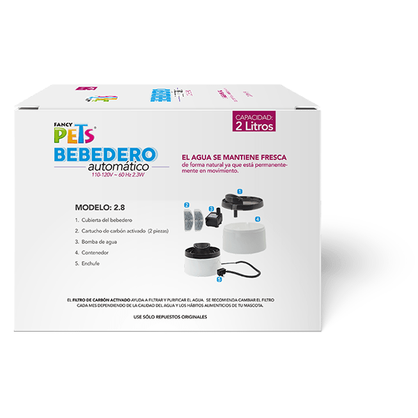 FL8905 1 Pieza De Fuente De Agua Capacidad 2 Lts