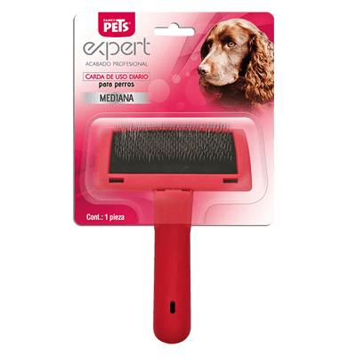FL9415 1 Pieza de Cepillo Carda Mediana Roja Para Mascotas