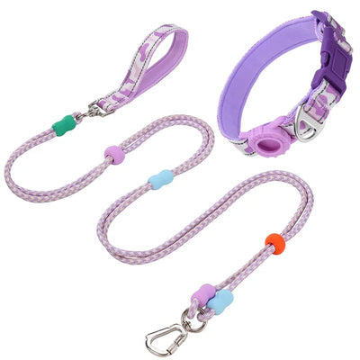 CT9022 1 Pieza De Correa Con 1 Pieza De Collar Para Mascota