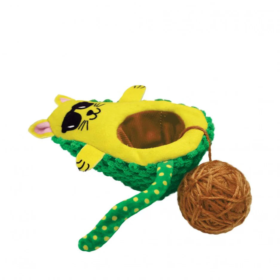 CT5930 1 Pieza de Juguete Con Diseño De Gato  Aguacate Con Bola De Hilo Para Mascotas