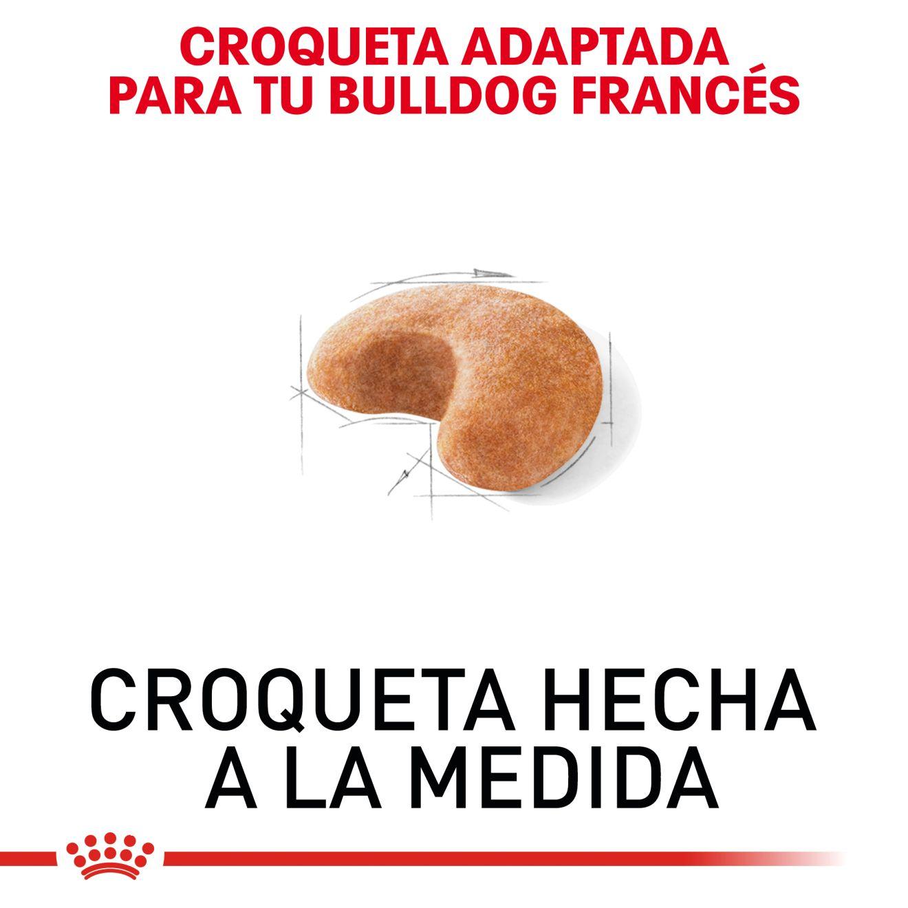 CT5787 1 Pieza De Alimento Para Bulldog Frances Adulto