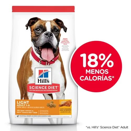CT2214 1 Pieza De Alimento Dieta Cientifica Light Para Adulto 1-6