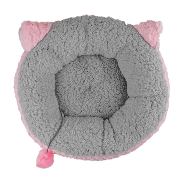 TX10915 1pz Cama Tipo Petite Rosa/Gris Para Mascota