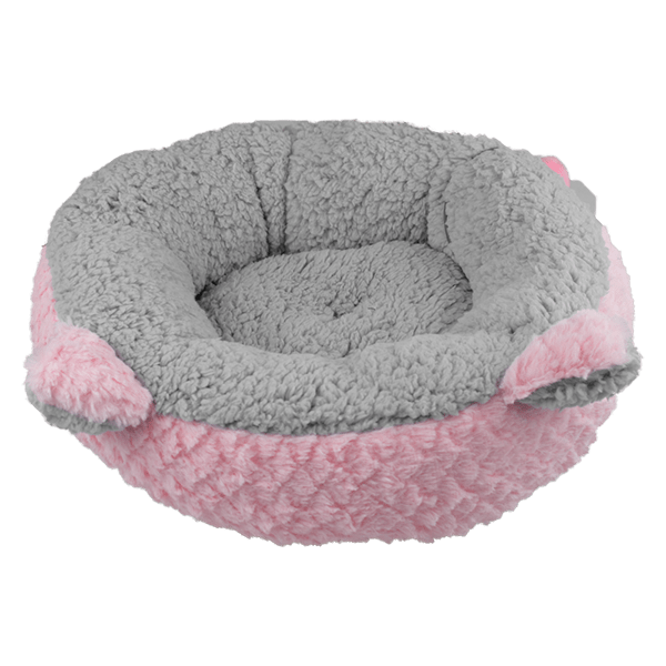 TX10915 1pz Cama Tipo Petite Rosa/Gris Para Mascota