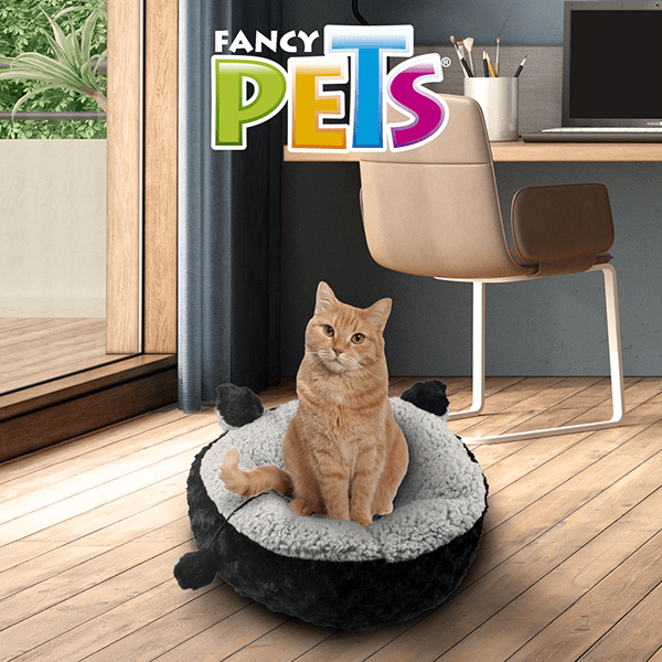 TX10916 1pz Cama Tipo Vigo Negro/Gris Para Mascota