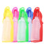 50022 1 Pieza Bebedero Y Botella Dispensador Agua Portátil 500ml