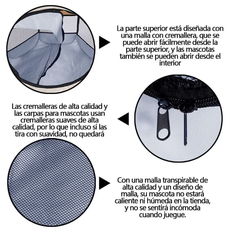 CT1637 1 Pieza De Casa De Mascota Portátil Jaula