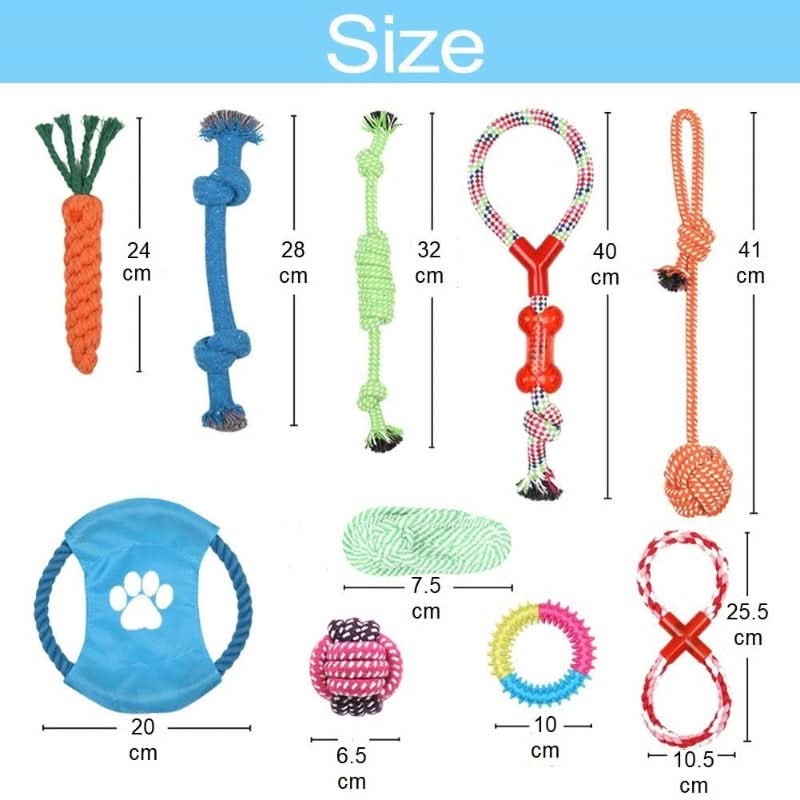 CT1750 1 Set De 10 Piezas Set Juguete De Mascota