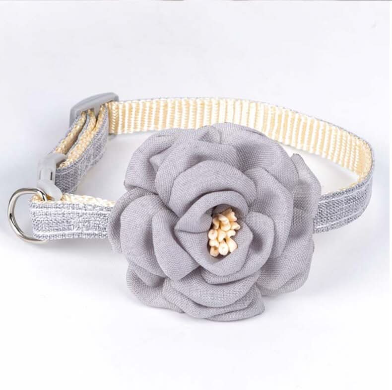 CT2177 1 Pieza Collar Para Mascota Con Diseño De Flor