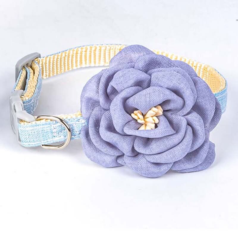 CT2177 1 Pieza Collar Para Mascota Con Diseño De Flor