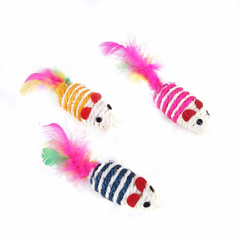 CT2245 1 Pieza Juguete Rascador Para Gato En Forma De Ratón