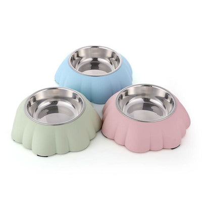 CT6595 1 Pieza Tazón Para Alimento Con Diseño De Flor Para Mascota